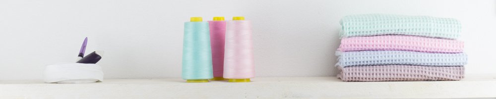 Waffle Cotton on a shelf